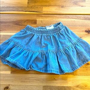 Old Navy Light Blue Ruffled Skirt